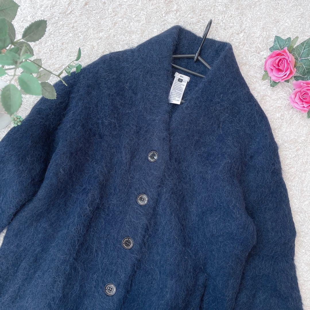 【未使用✨】 ソブ アルパカシャギーボリュームコート　ダブスタ