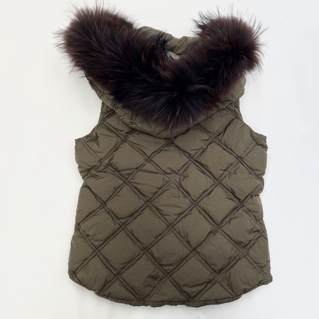 【美品】タトラス ダウンベスト FILOMENA 1 カーキ キルティング