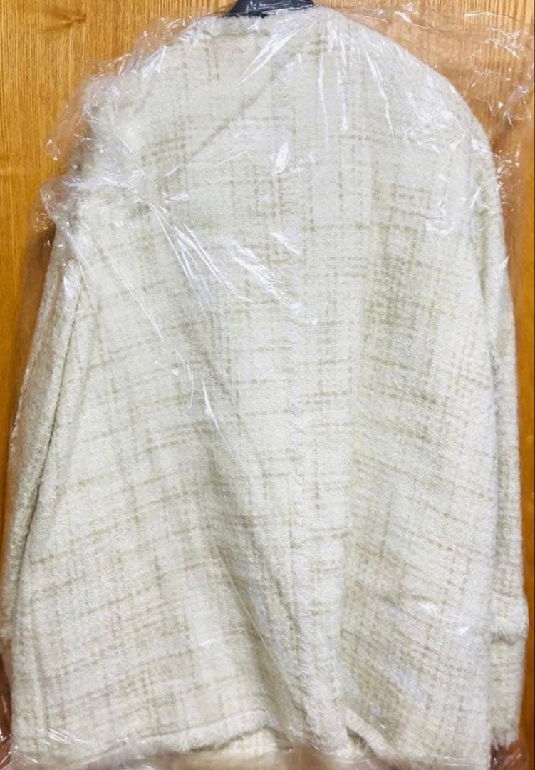 新品未使用タグ付き　CLANE NO COLOR TWEED JACKET