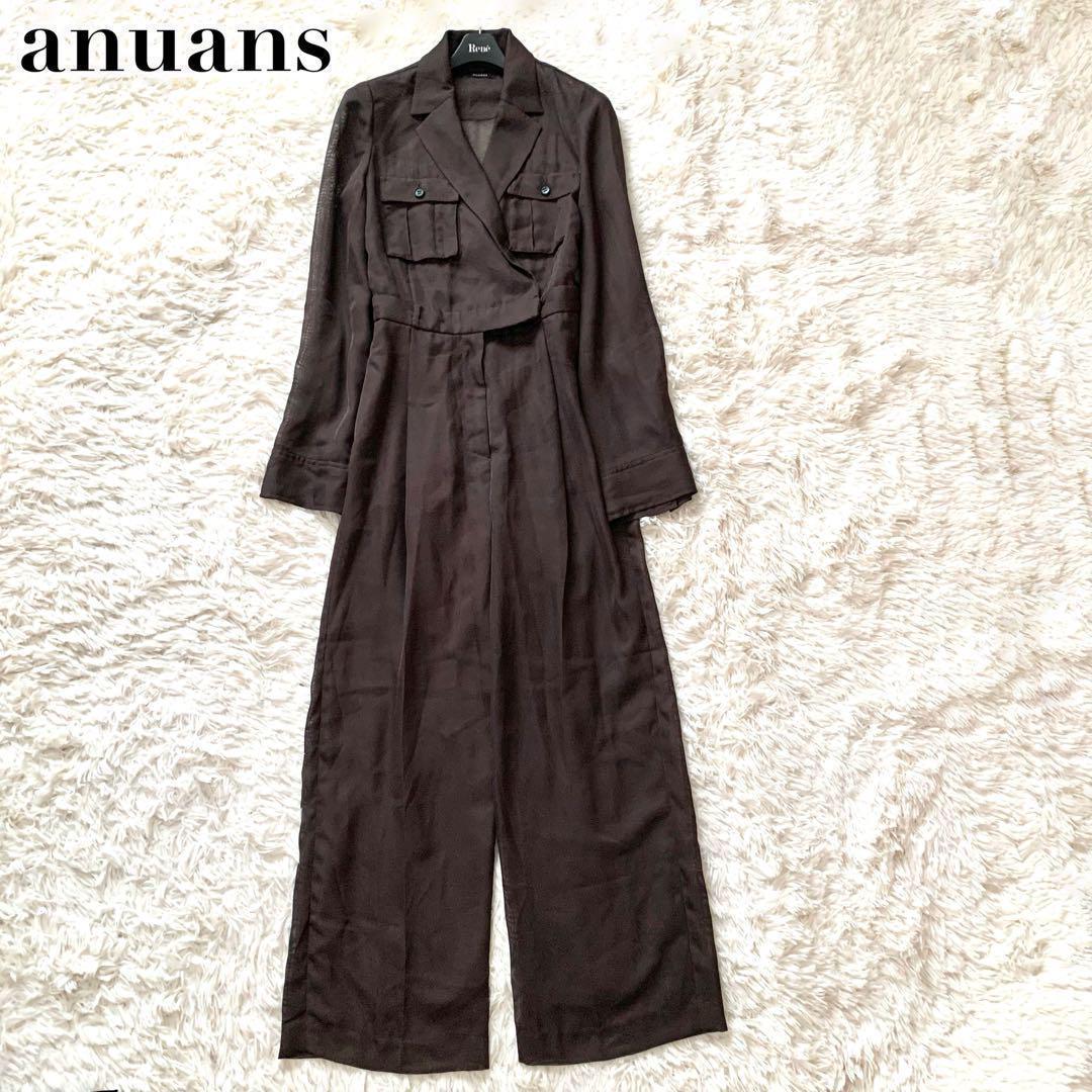未使用級✨anuans 25年モデル サファリシアーオールインワン ワンピース
