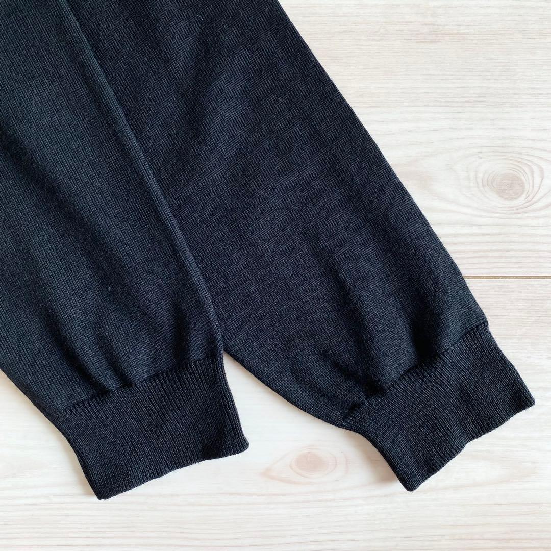 美品 Plantation 2021AW ウーステッドヤーン ワンピース M 黒