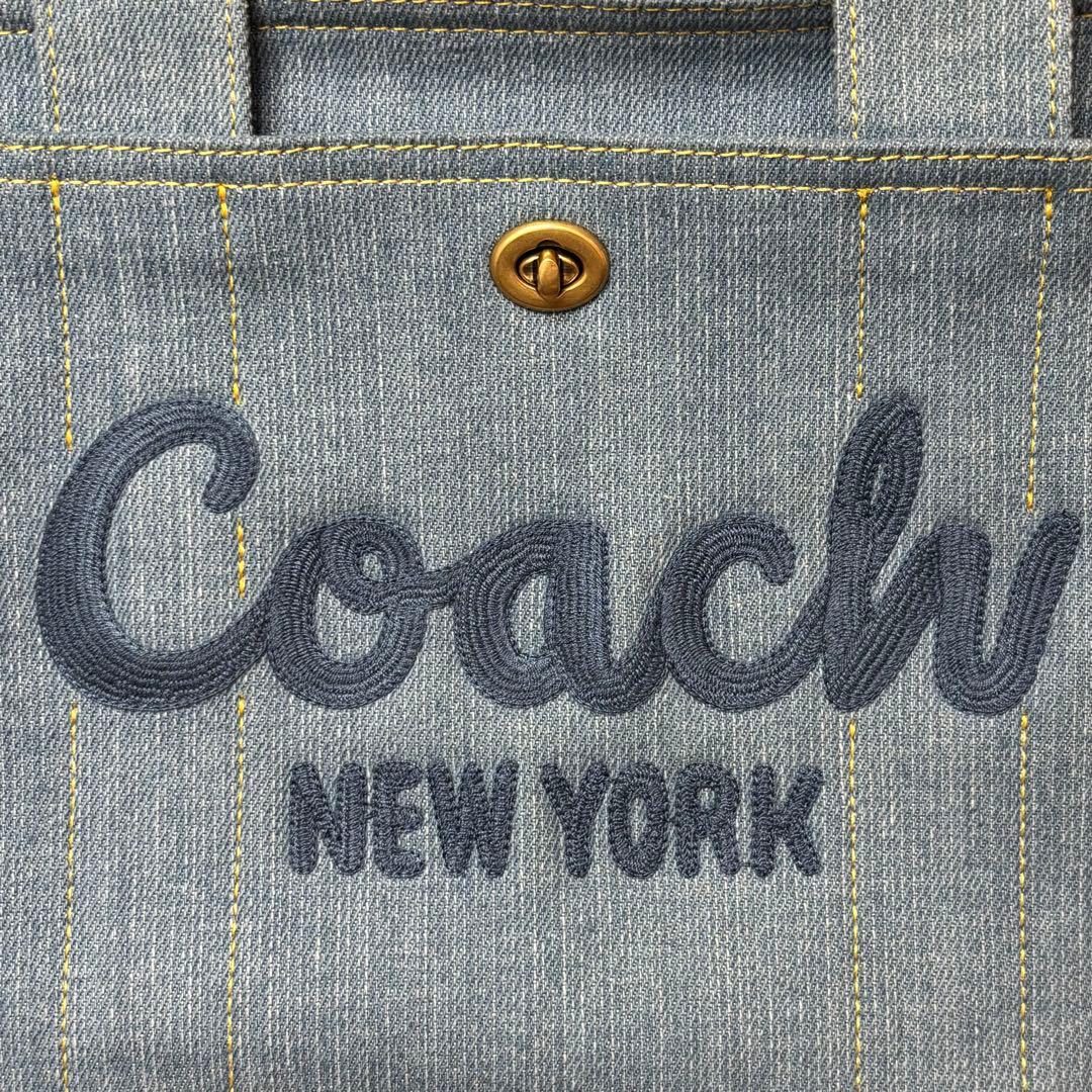 【✨美品✨】コーチ COACH 2WAYバッグ デニムカーゴトート A4