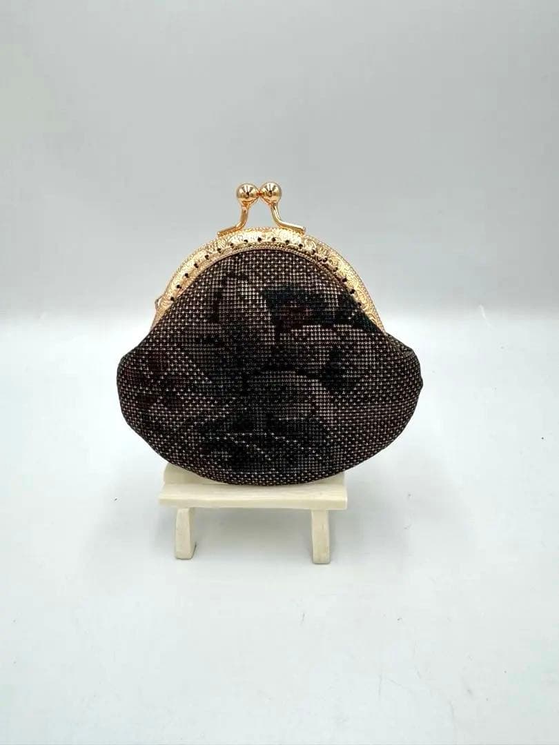 【ハンドメイド】 大島紬 着物リメイク　ハンド バッグ2点セット #B312