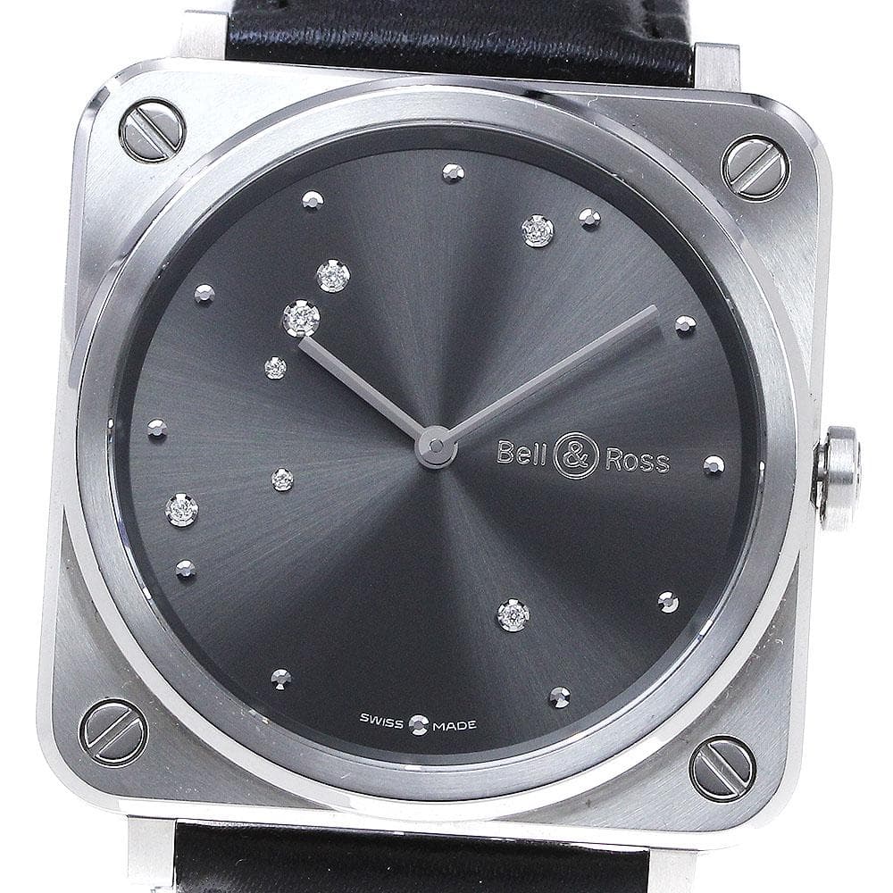 【レア】ベル＆ロス Bell＆Ross ダイヤモンドイーグル/グレー メンズ