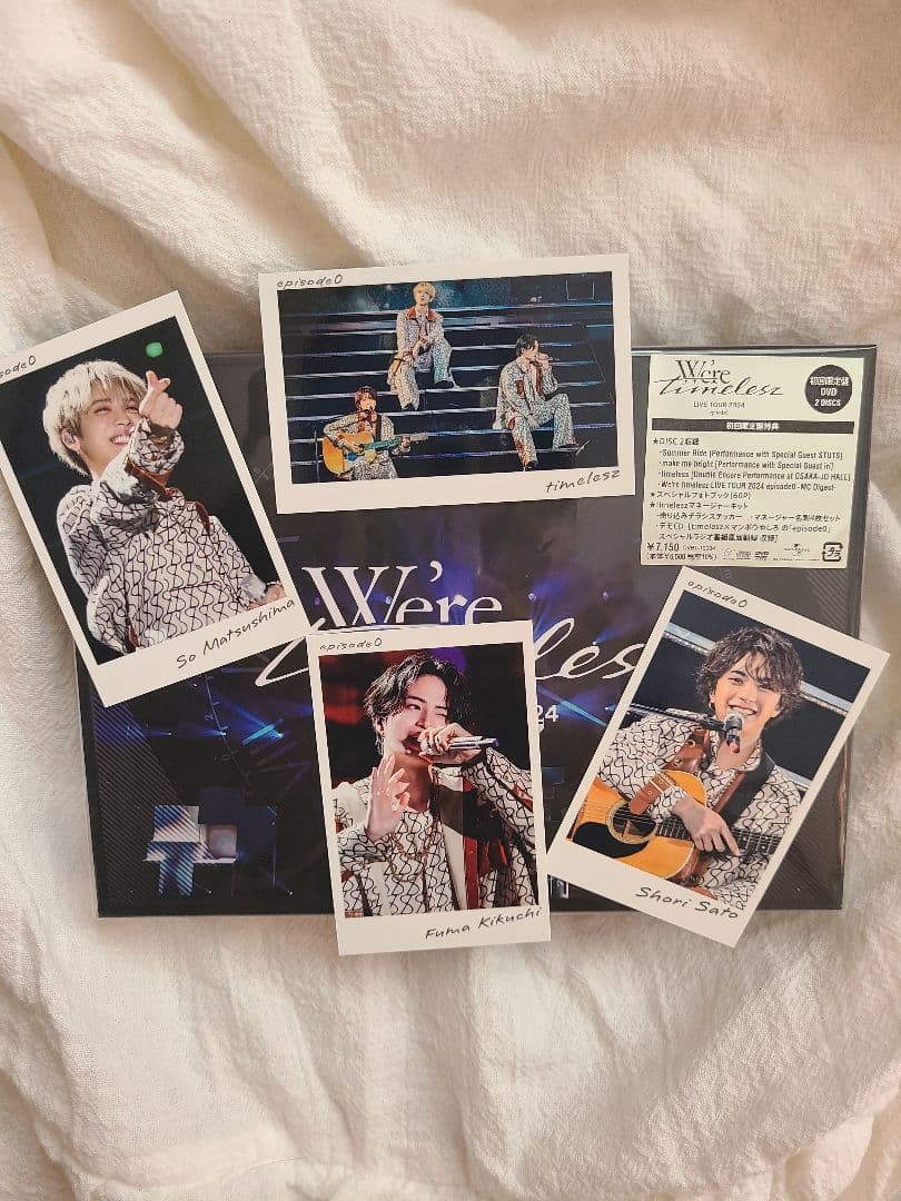 We’re timelesz LIVE TOUR 2024DVD&ペンライト