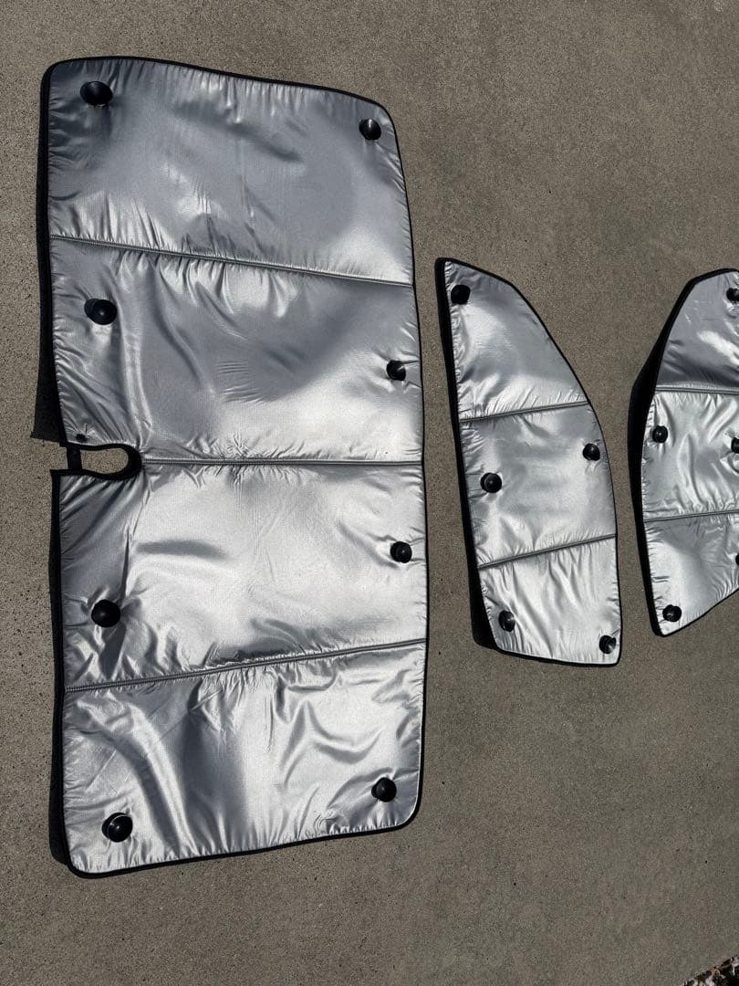 趣味職人　200 ハイエース　フロント3面　カーテン プライバシー サンシェード