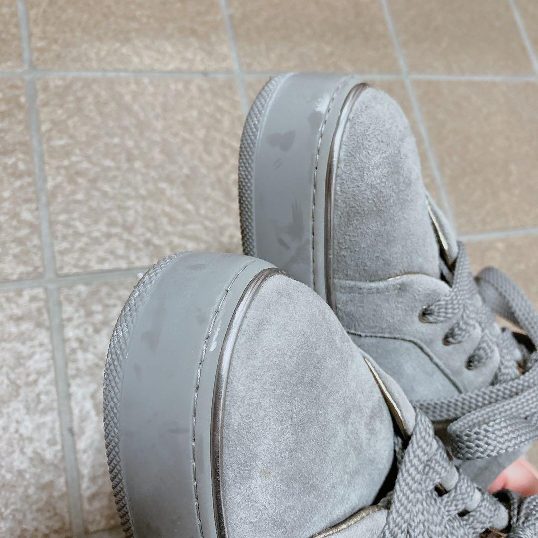 マックスマーラ　スニーカー　スエード　グレー　36.5