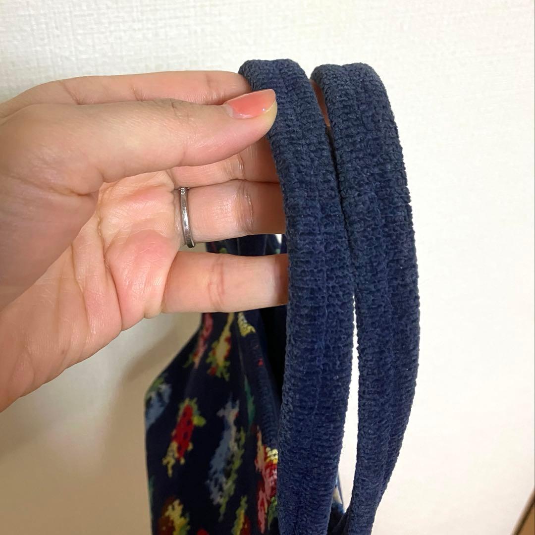 フェイラー　ハイジ　ネイビー　紺　トートバッグ　バッグ