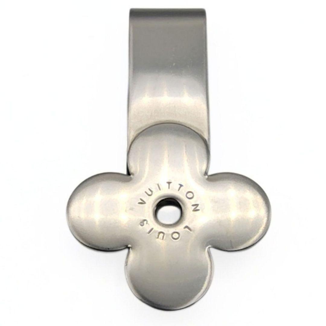 ルイヴィトン モノグラム フラワー マネークリップ ステンレススチール 札入れ