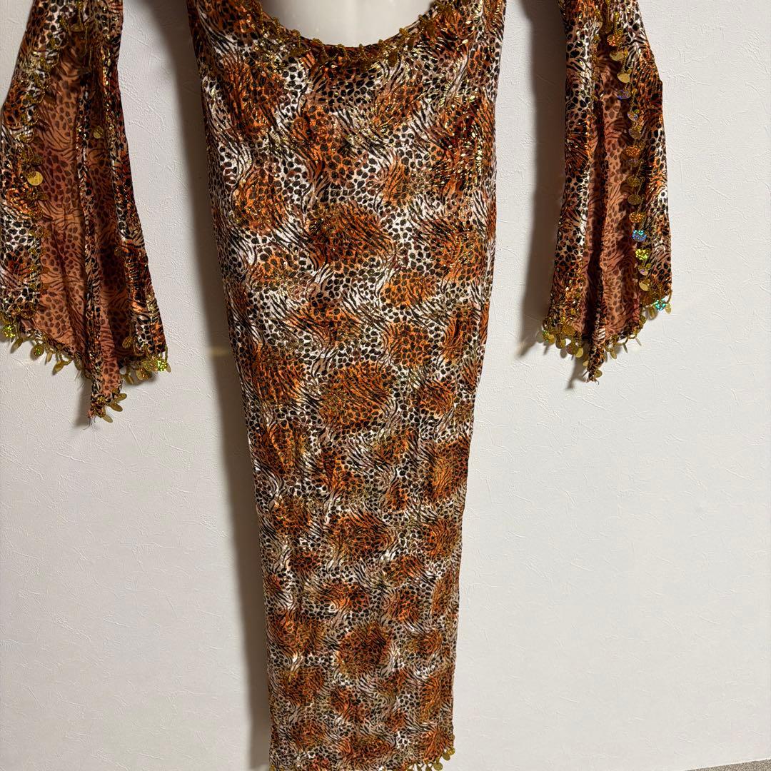 レオパード柄 ベリーダンス セットアップ