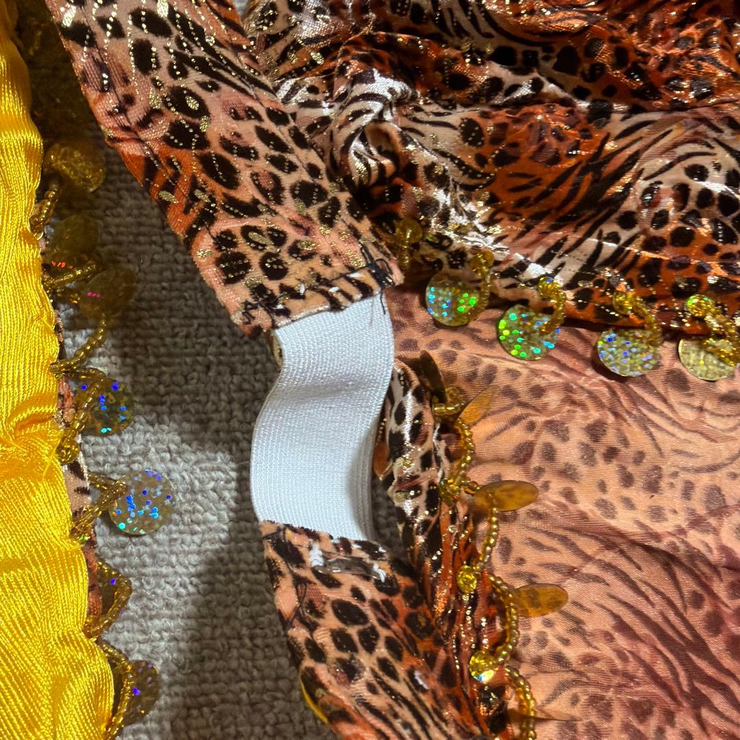 レオパード柄 ベリーダンス セットアップ