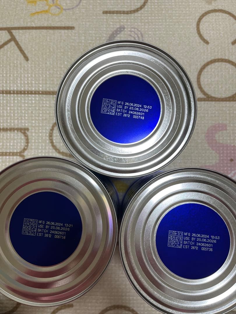 bubs organic 有機グラスフェッド粉ミルク 3缶セット