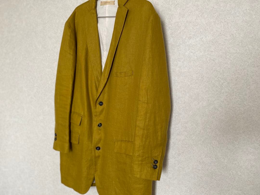 スズキタカユキ　suzuki takayuki チェスターコート マスタード 1