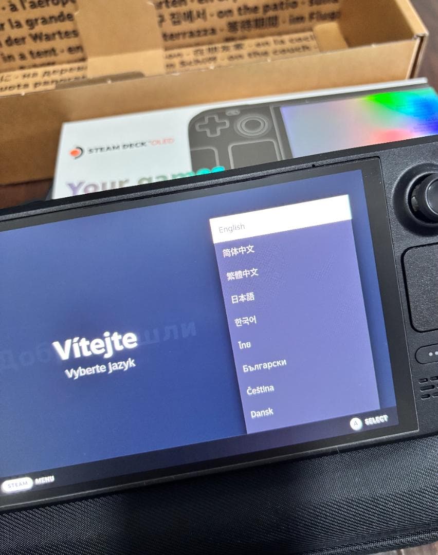 Steam Deck 512GB OLED（ケース付き、箱あり）