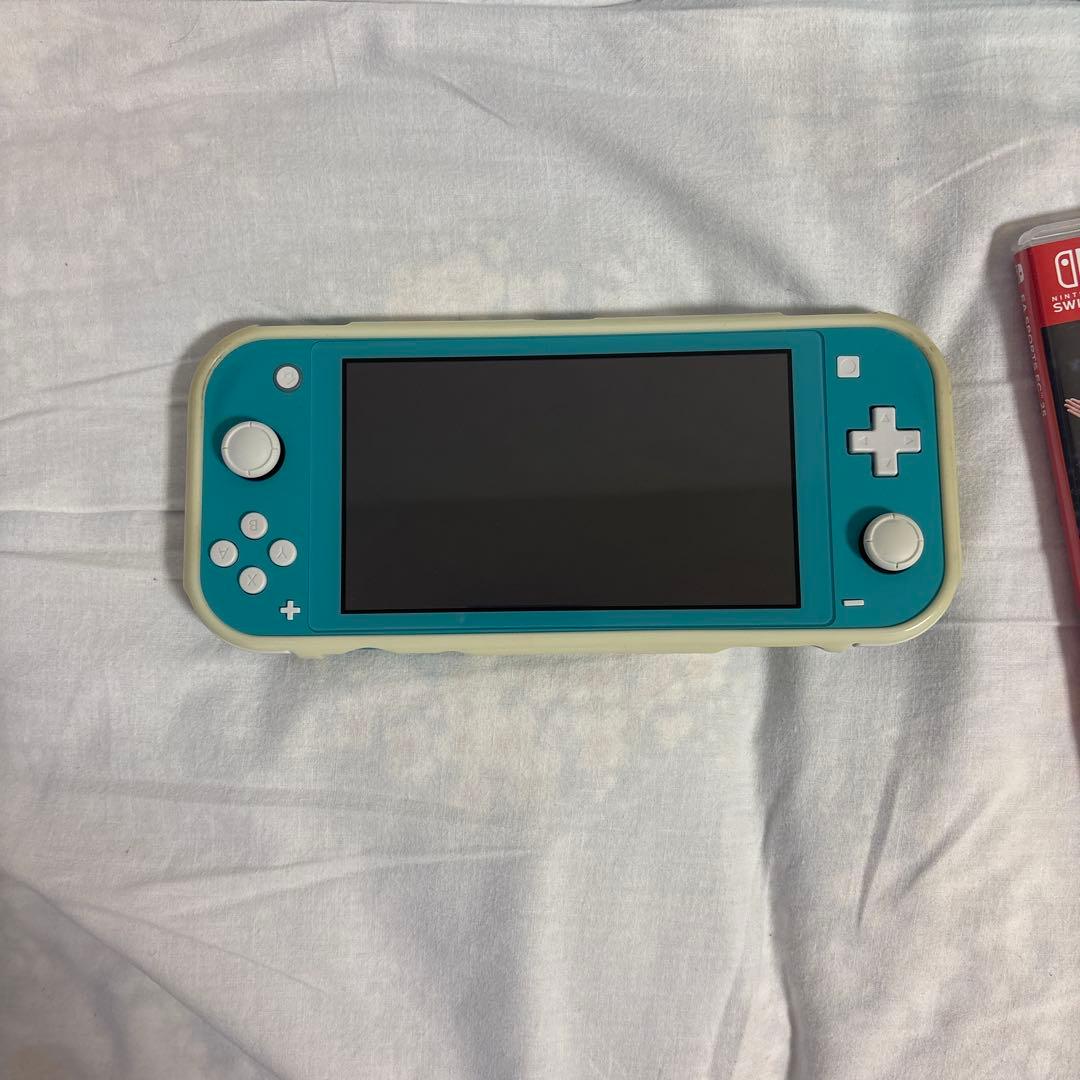 Nintendo Switch Lite ターコイズ ケース付き　fc25セット