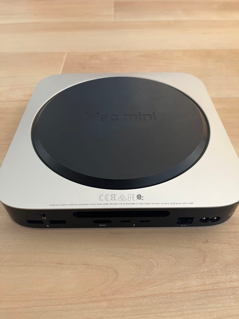 Macデスクトップ Apple Mac mini 2023 8GB RAM,256GB SSD,M2