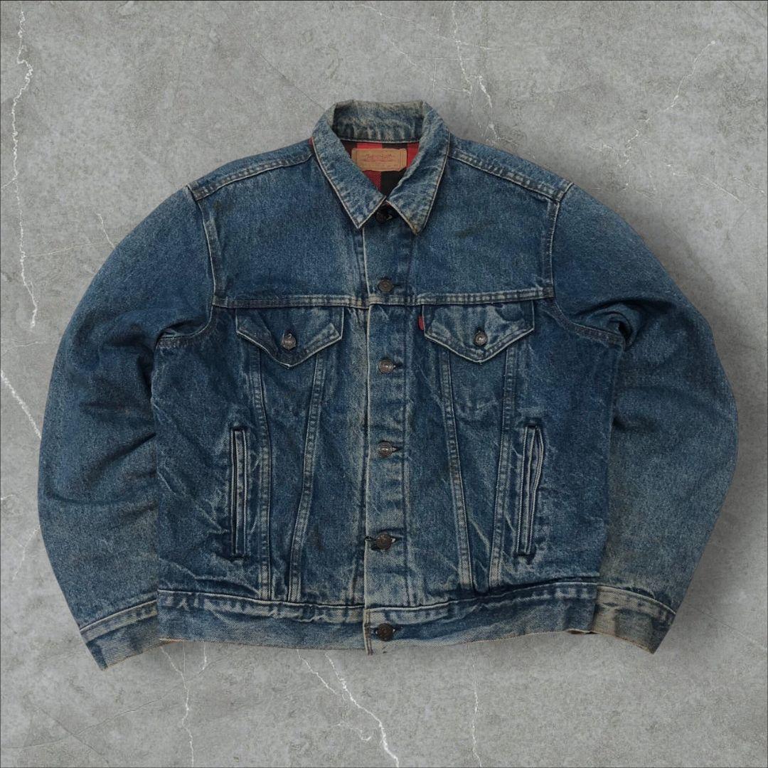 鬼フェードUSA製80sLevi'sリーバイスデニムジャケットGジャン70505