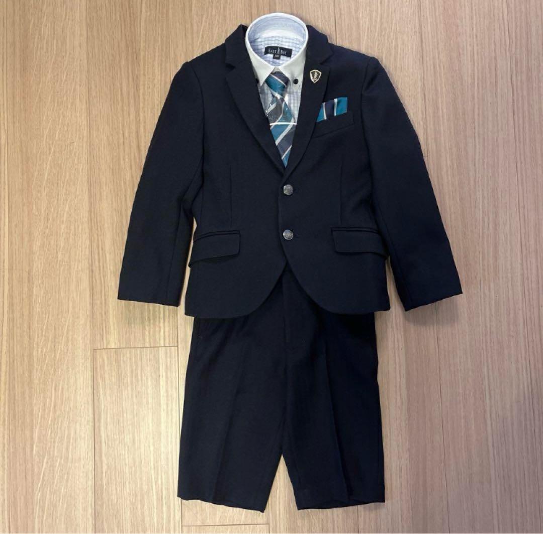 EASTBOY 男児フォーマルスーツ 120cm おまけ靴下、靴20cm