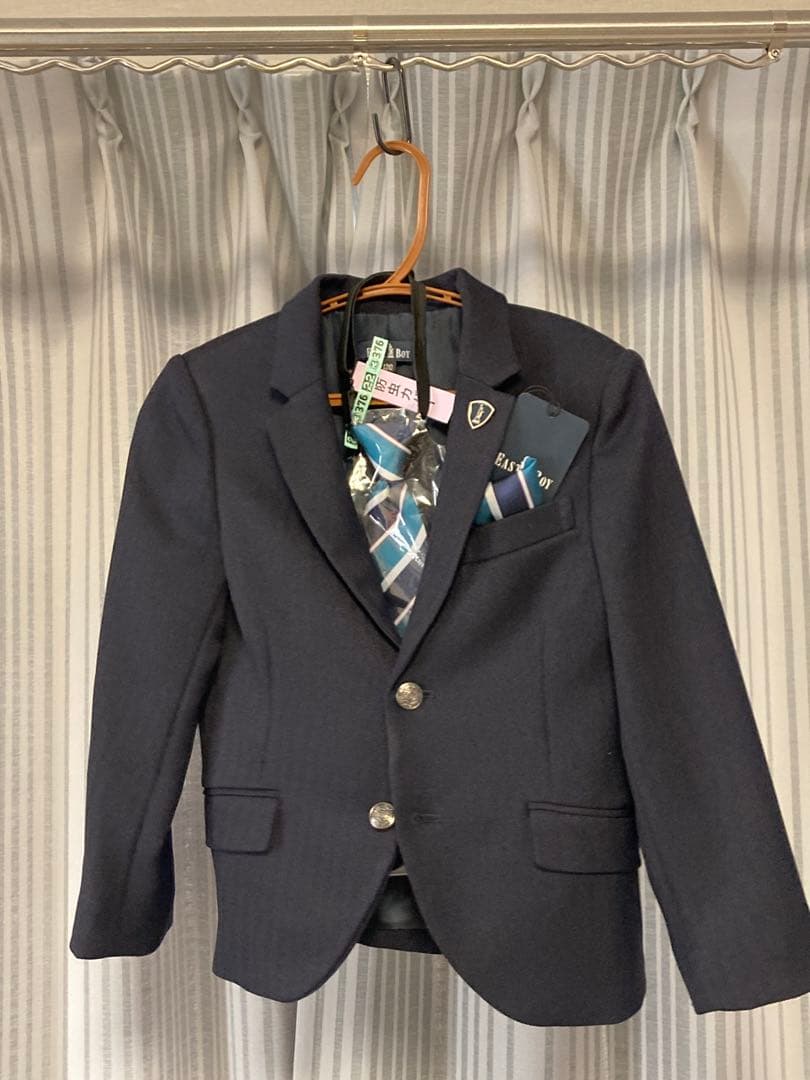 EASTBOY 男児フォーマルスーツ 120cm おまけ靴下、靴20cm