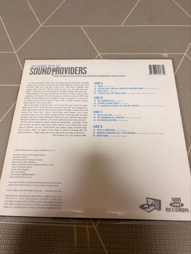 【名盤2LP】Sound Providers / An Evening With