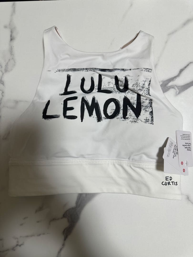 ルルレモン 限定品Ed Curtisコラボ エナジーブラ ハイネックロングライン