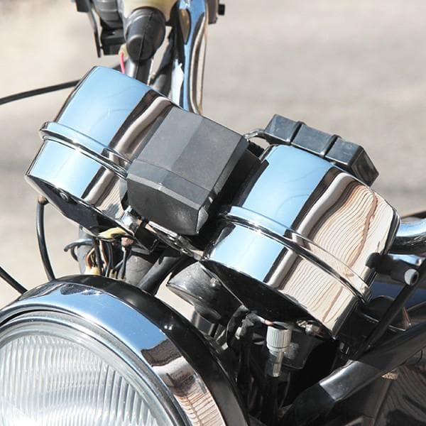 【345】 Z400FX メッキ メーターカバー セット 上下セット 新品