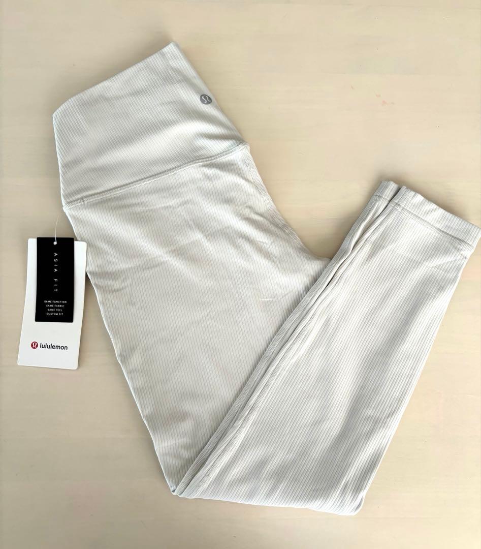 【新品未使用】ルルレモン Alignハイライズリブパンツ24インチアジアフィット