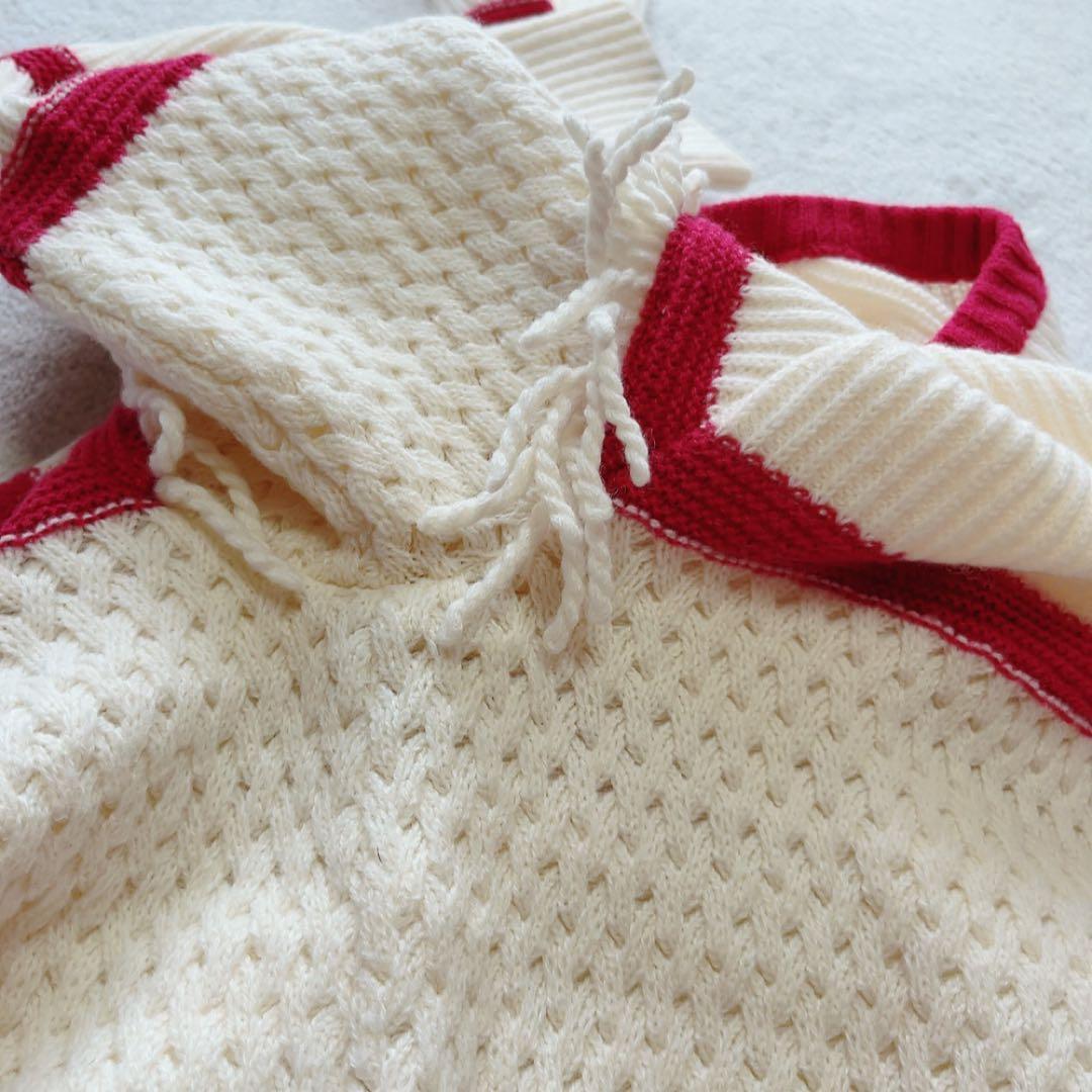 極美品　近年モデル　アルチビオ　セットアップ　ケーブル　フリンジ　白　ピンク