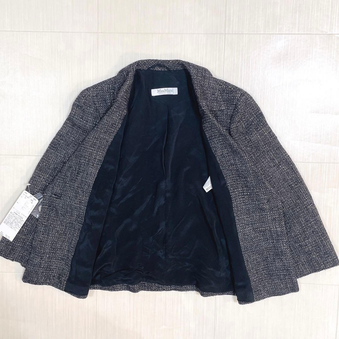 未使用タグ付き✨Max Mara ツイード ジャケット 定価8.4万円