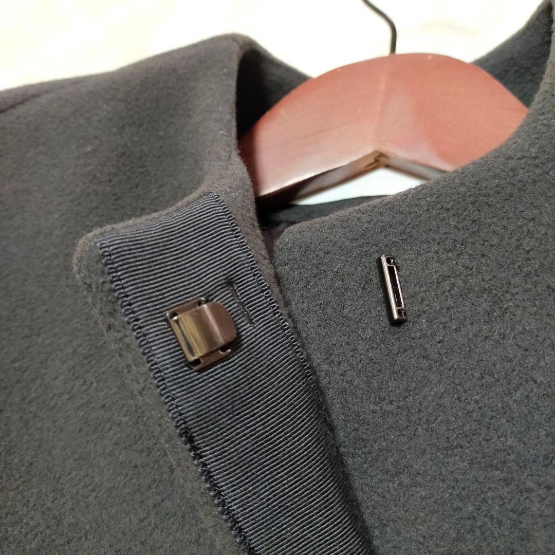 現行タグ　ANAYI　カシミヤ混　ダブルビーバークルーコート　38サイズ