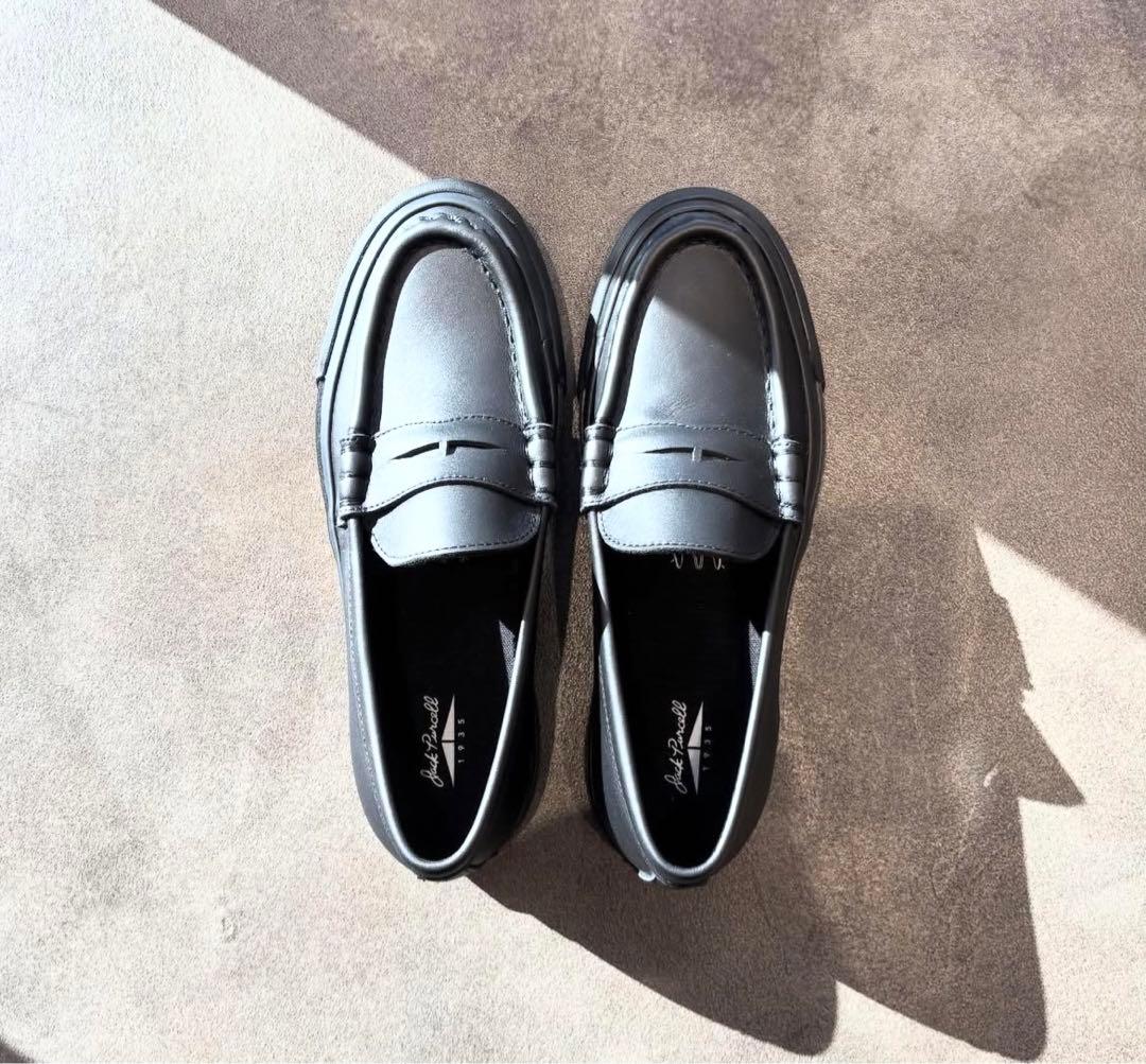 靴 JACK PURCELL 1935 BLACK LOAFER 27.5cm
