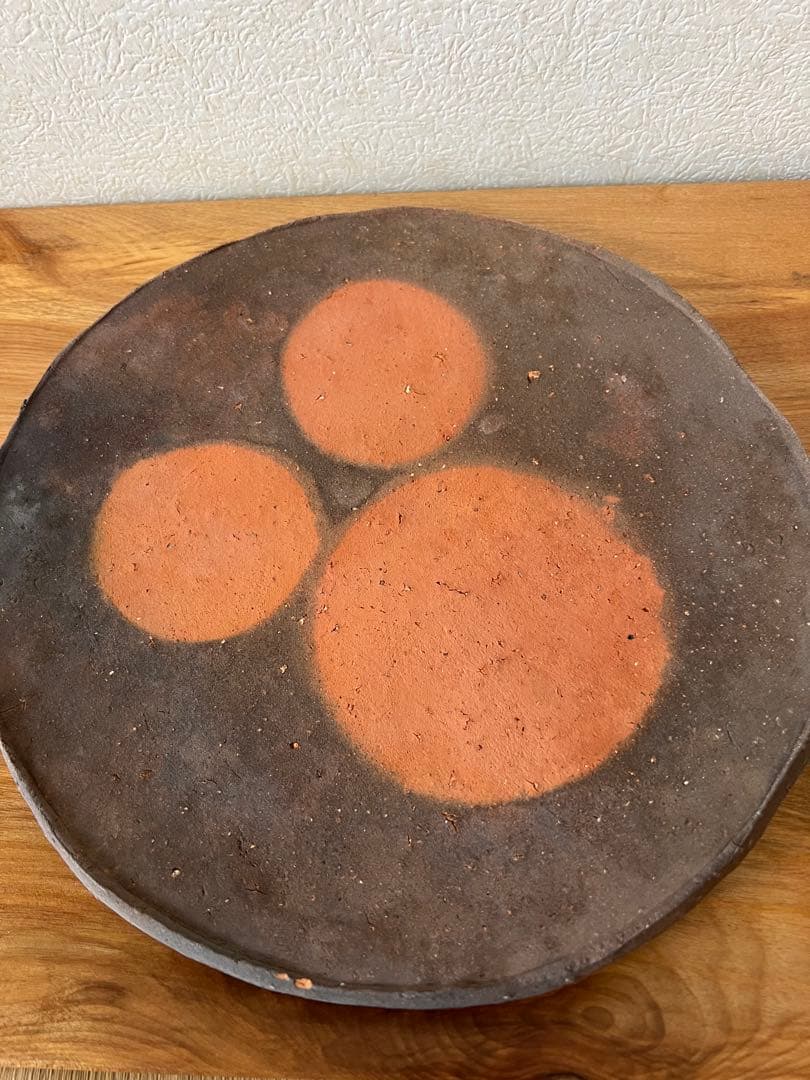 伊部　円皿　金重巌