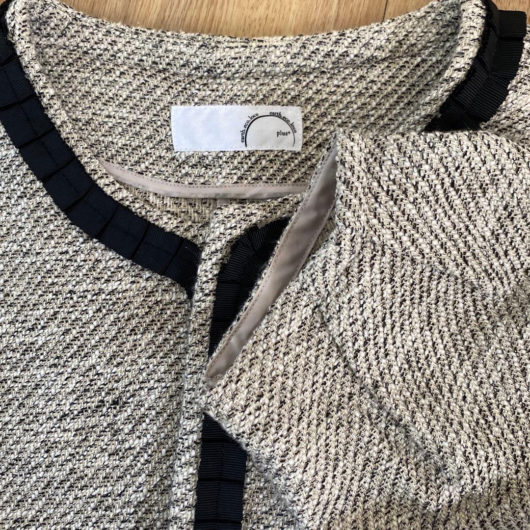 卒業式入学式/ノーカラージャケット ブラウス　パンツ3点セット１５号