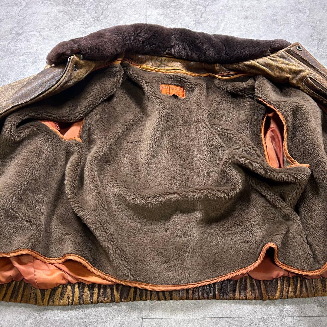 90s【Vintage】G-1 レザーフライトジャケット/Y2K/A-2/短丈◎