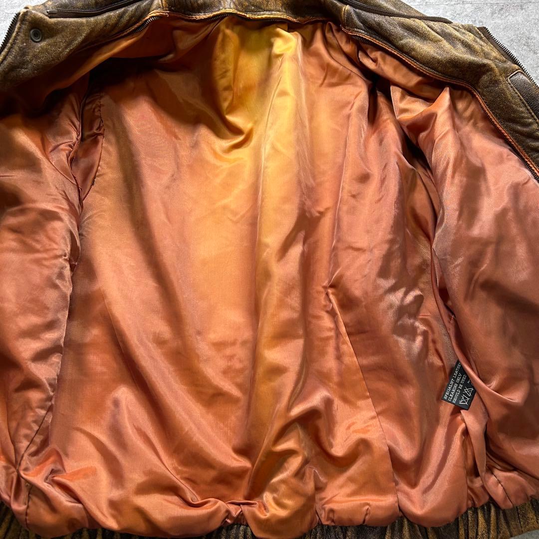 90s【Vintage】G-1 レザーフライトジャケット/Y2K/A-2/短丈◎