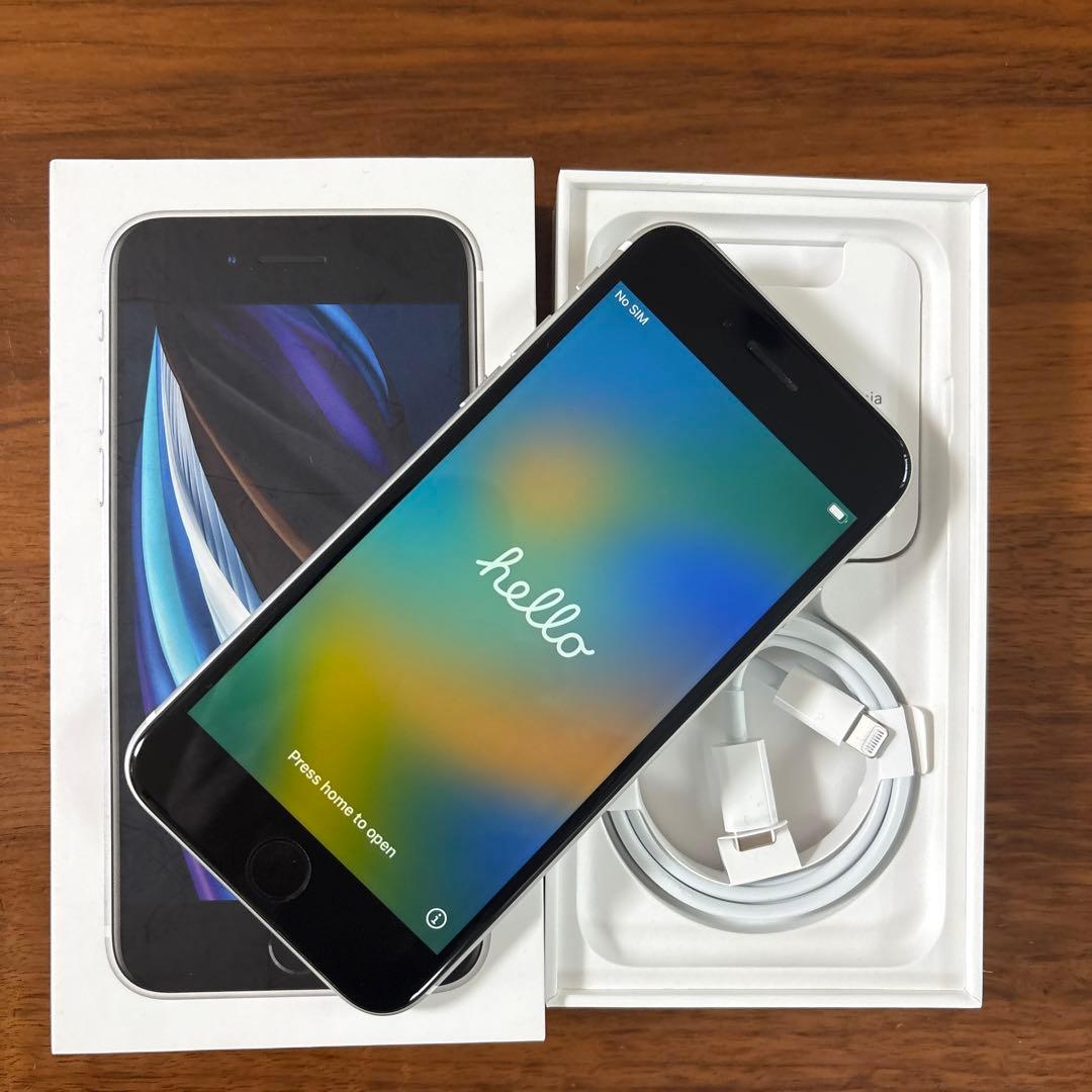 iPhone se2 64gb ホワイト