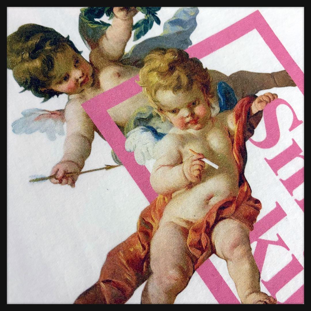 【美品】FR2 梅 エンジェル 天使 長袖Tシャツ ピンク 限定カラー 入手困難