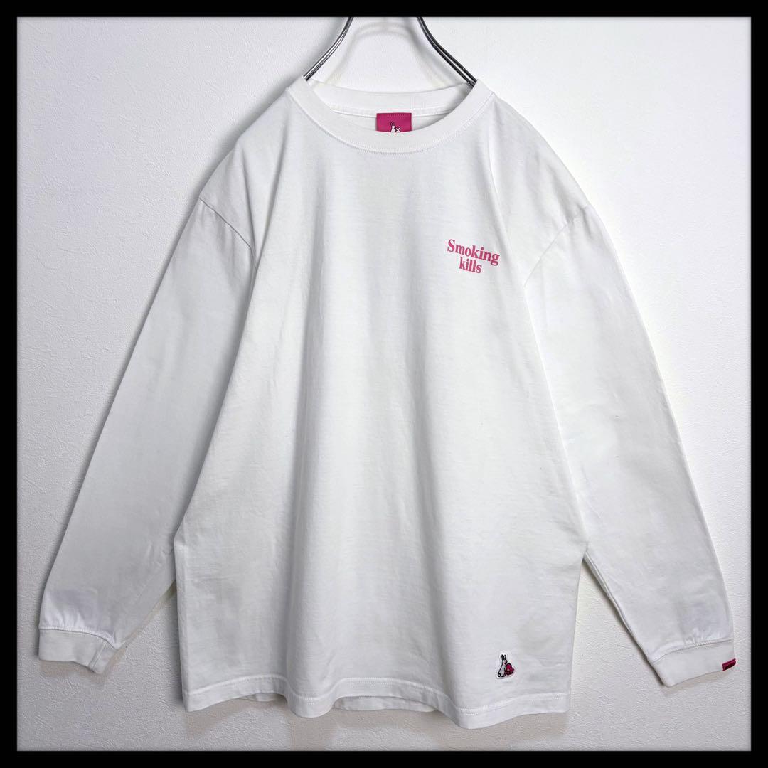 【美品】FR2 梅 エンジェル 天使 長袖Tシャツ ピンク 限定カラー 入手困難