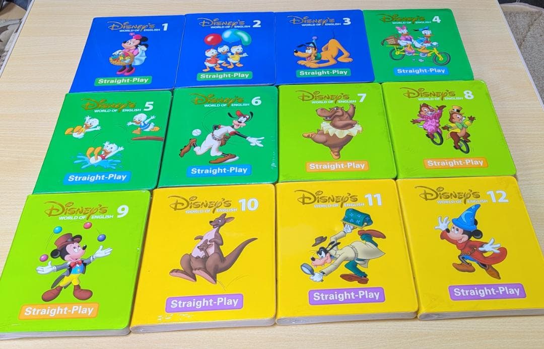 ストレートプレイ　新子役　全12巻セット　DWE ディズニー英語システム