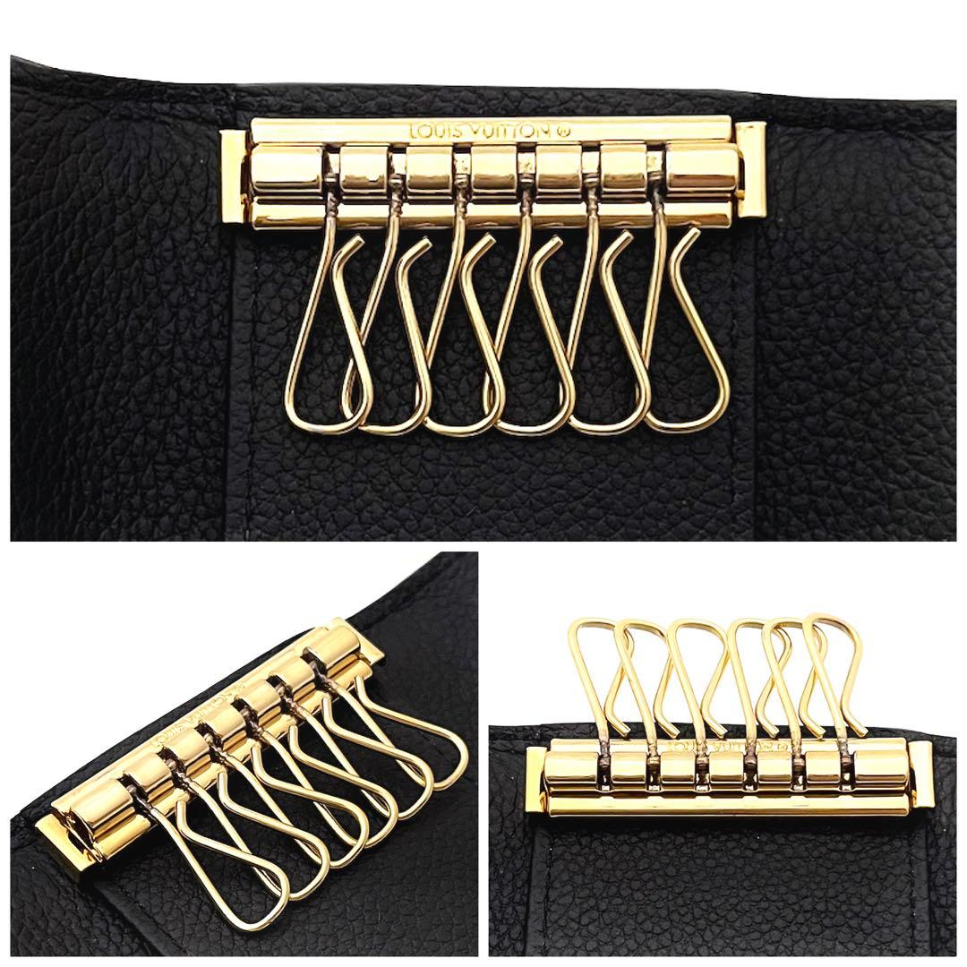 LOUIS VUITTON アンプラント ミュルティクレ6 キーケース ブラック