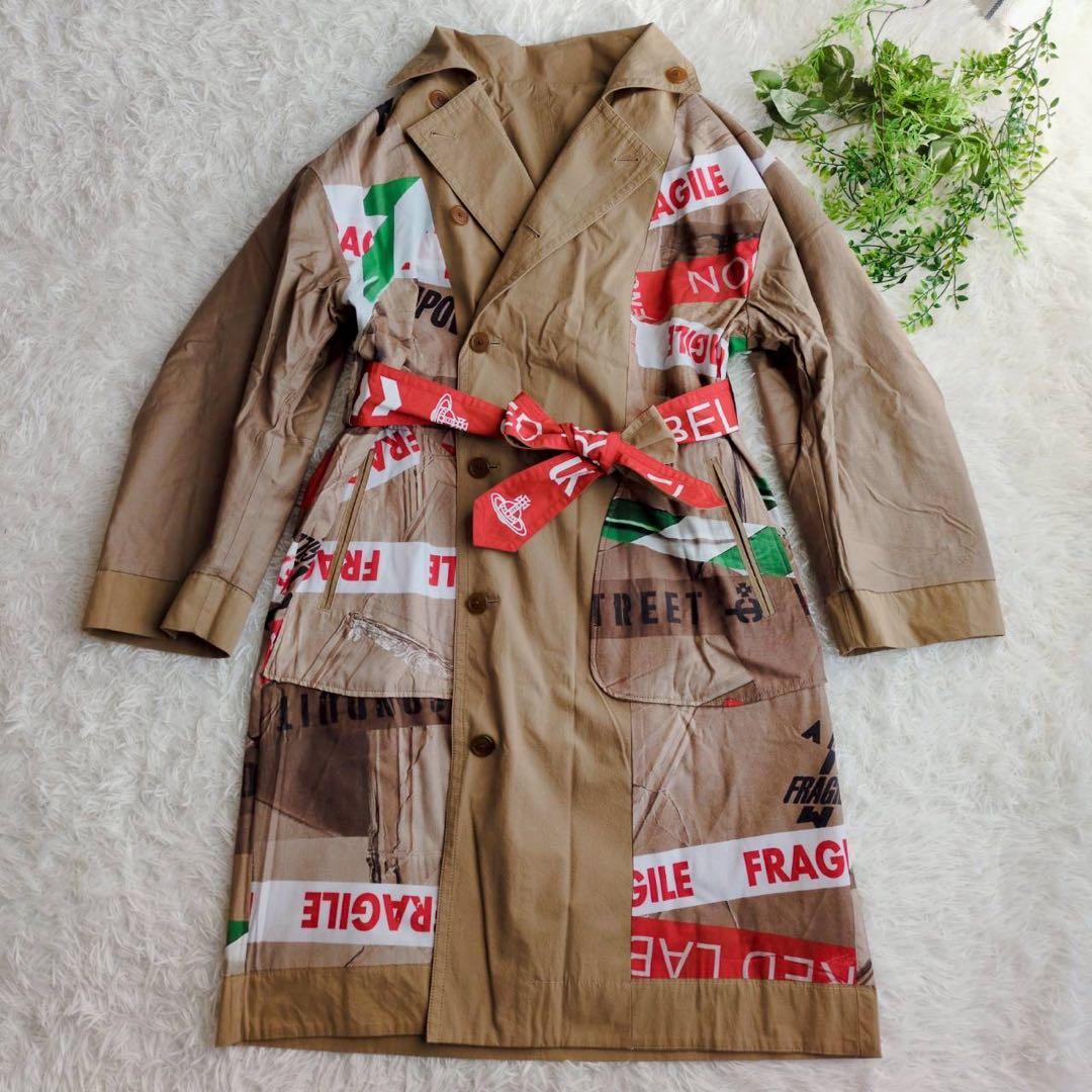 ヴィヴィアンウエストウッドレッドレーベル リバーシブルトレンチコート 24SS