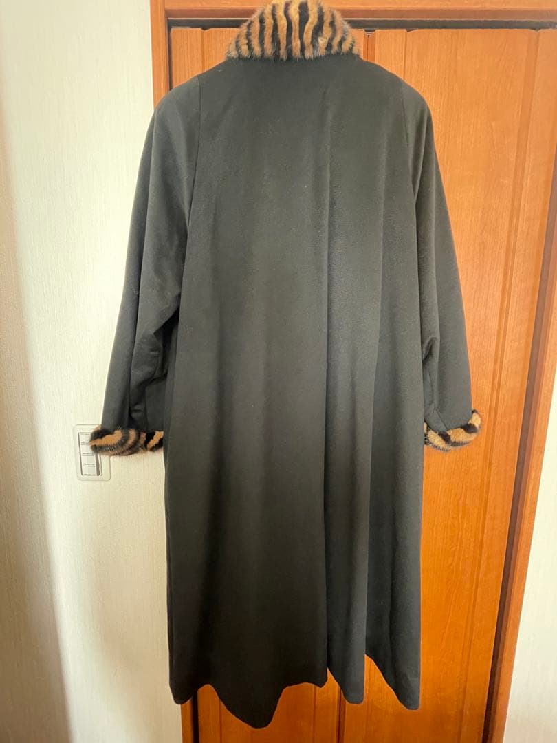 超美品　PIACENZA　コート　カシミヤ100%　ミンク