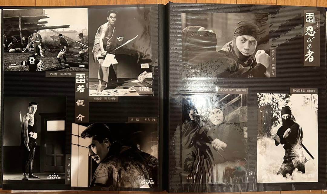 歌舞伎　市川雷蔵の世界　大映映画　写真　アルバム　56枚