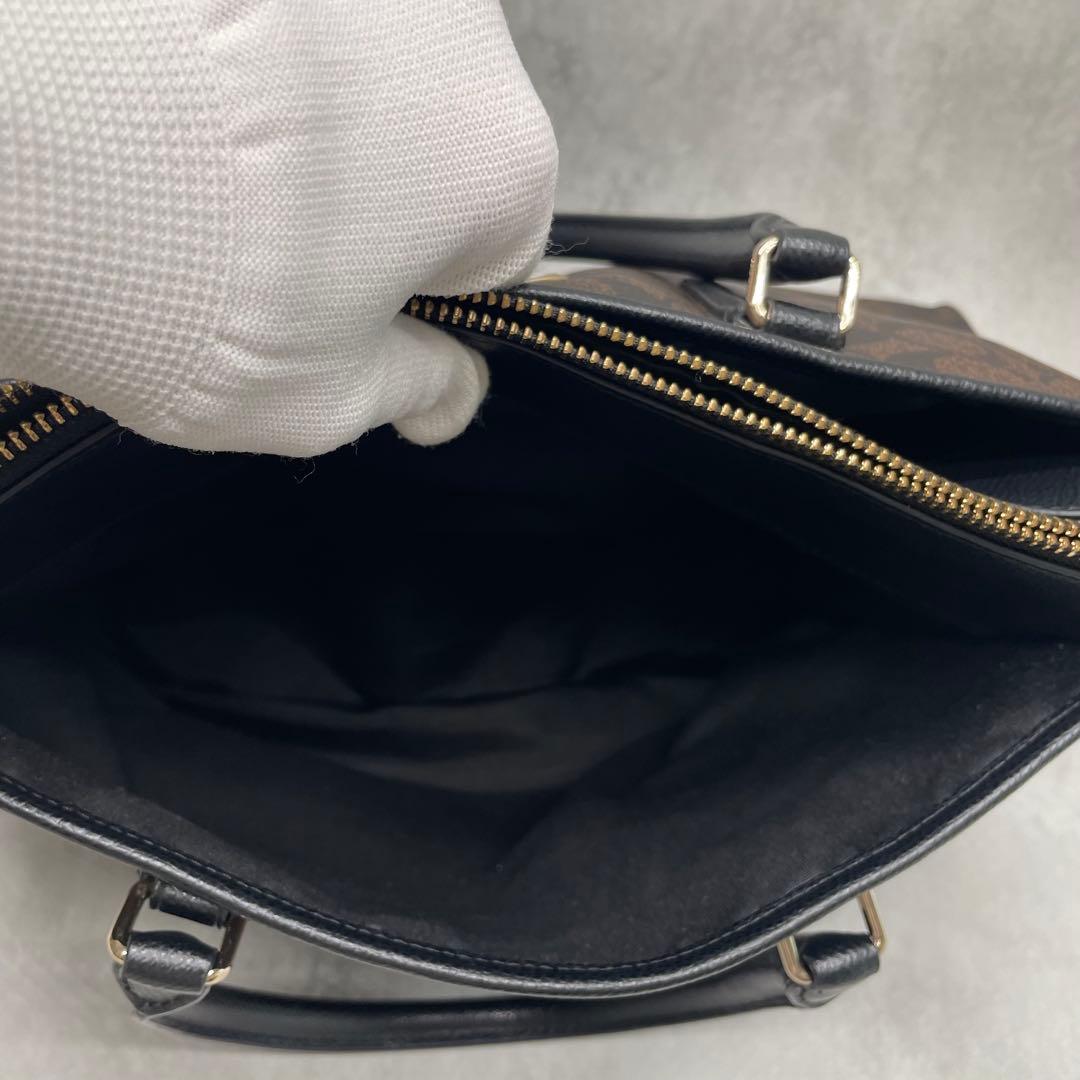 極美品✨A4可 コーチ 2way トート ショルダーバッグ PVC×レザー