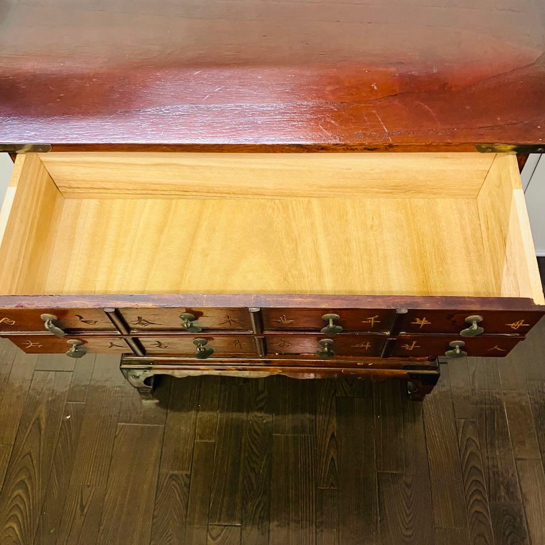 李朝　韓国　薬棚　アンティーク家具　タンス