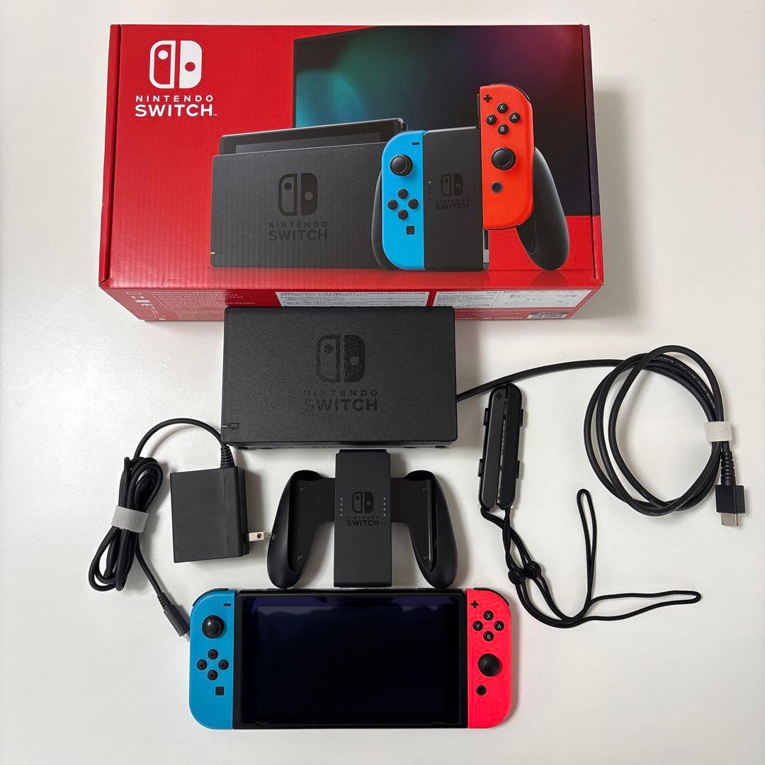 Nintendo Switch 本体セット青/赤 Joy-Con 箱有