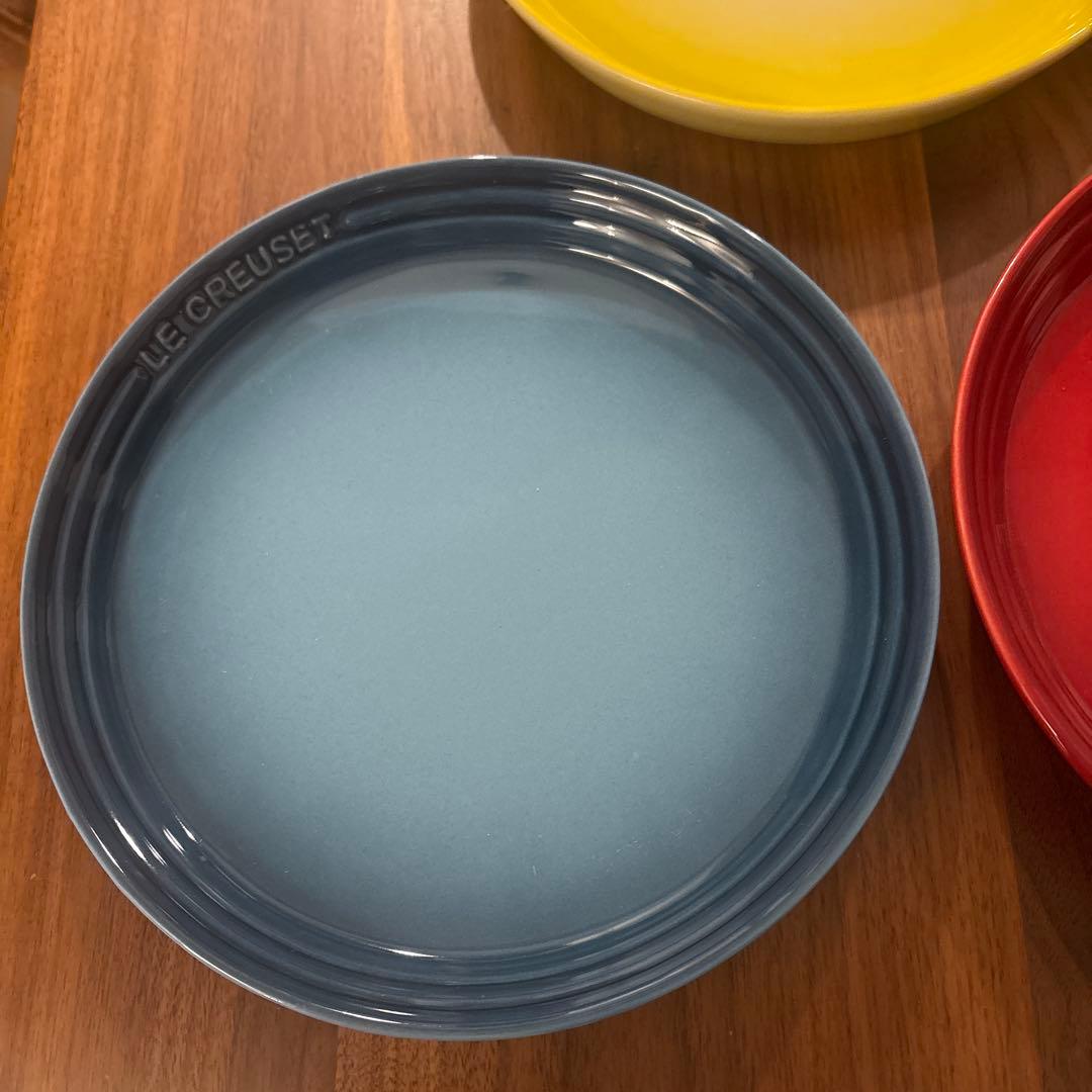 LE CREUSET ル・クルーゼ　ネオラウンドプレート レインボー 22cm
