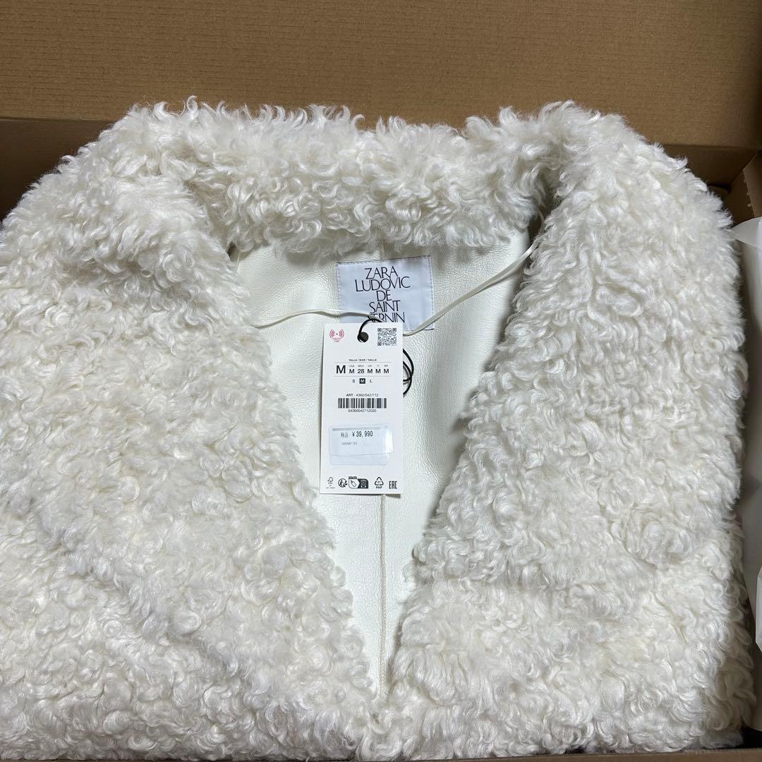 タグ付新品★ZARA ボアコート★LUDOVIC DE SAINT SERNIN