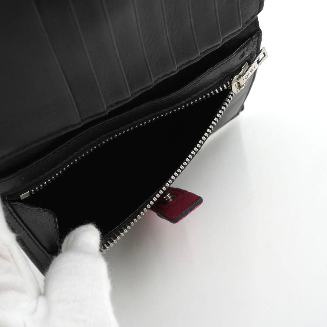 ✨極美品✨　LOEWE ミニ財布　アナグラム　アマソナ　バーティカルウォレット