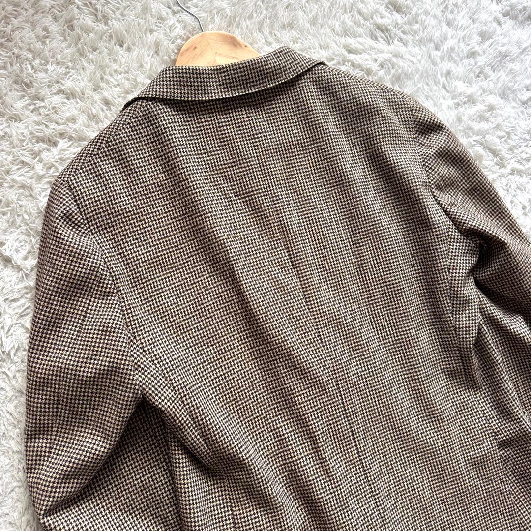極美品　ユナイテッドアローズ　ソブリン　カシミヤ混　テーラードジャケット　千鳥